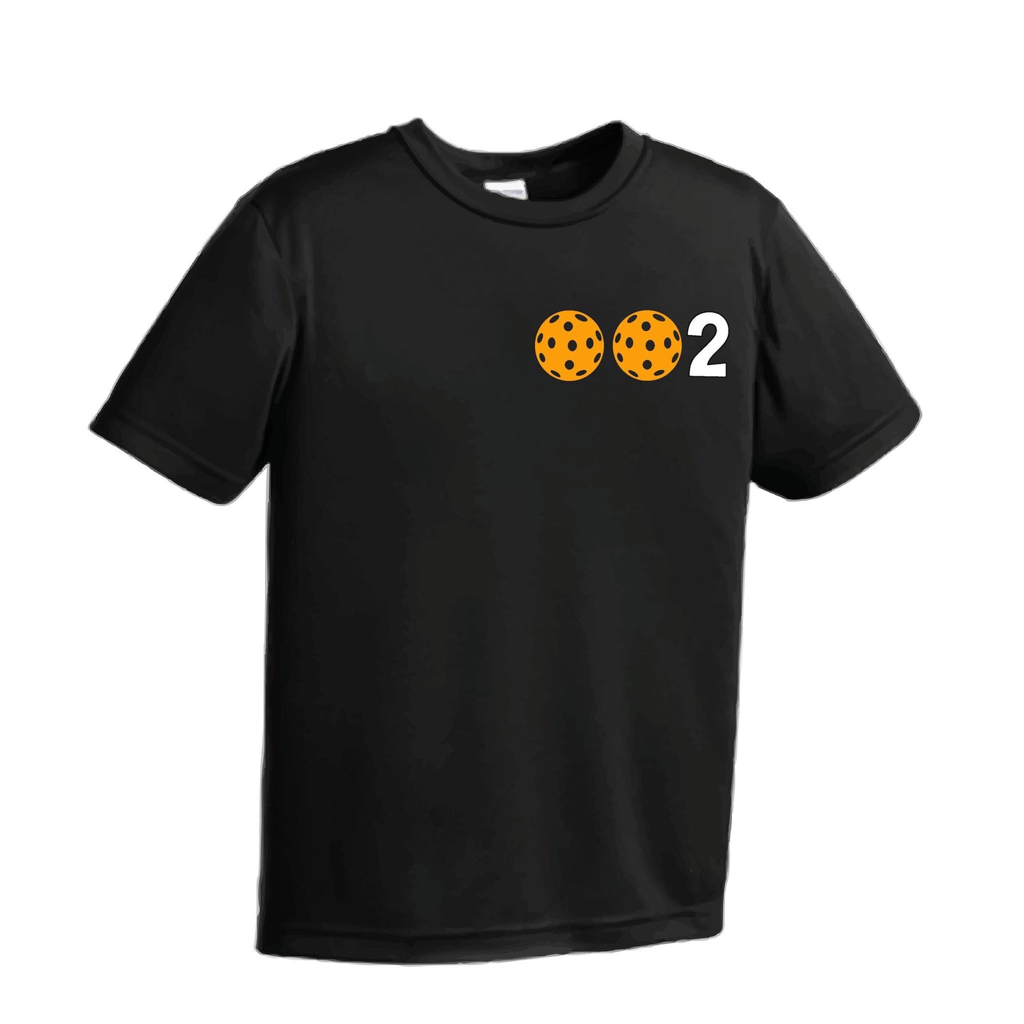 002 (Customizable 10 Pickleball Colors) | Youth Short Sleeve Pickleball Performance T-Shirts | 100% Polyester