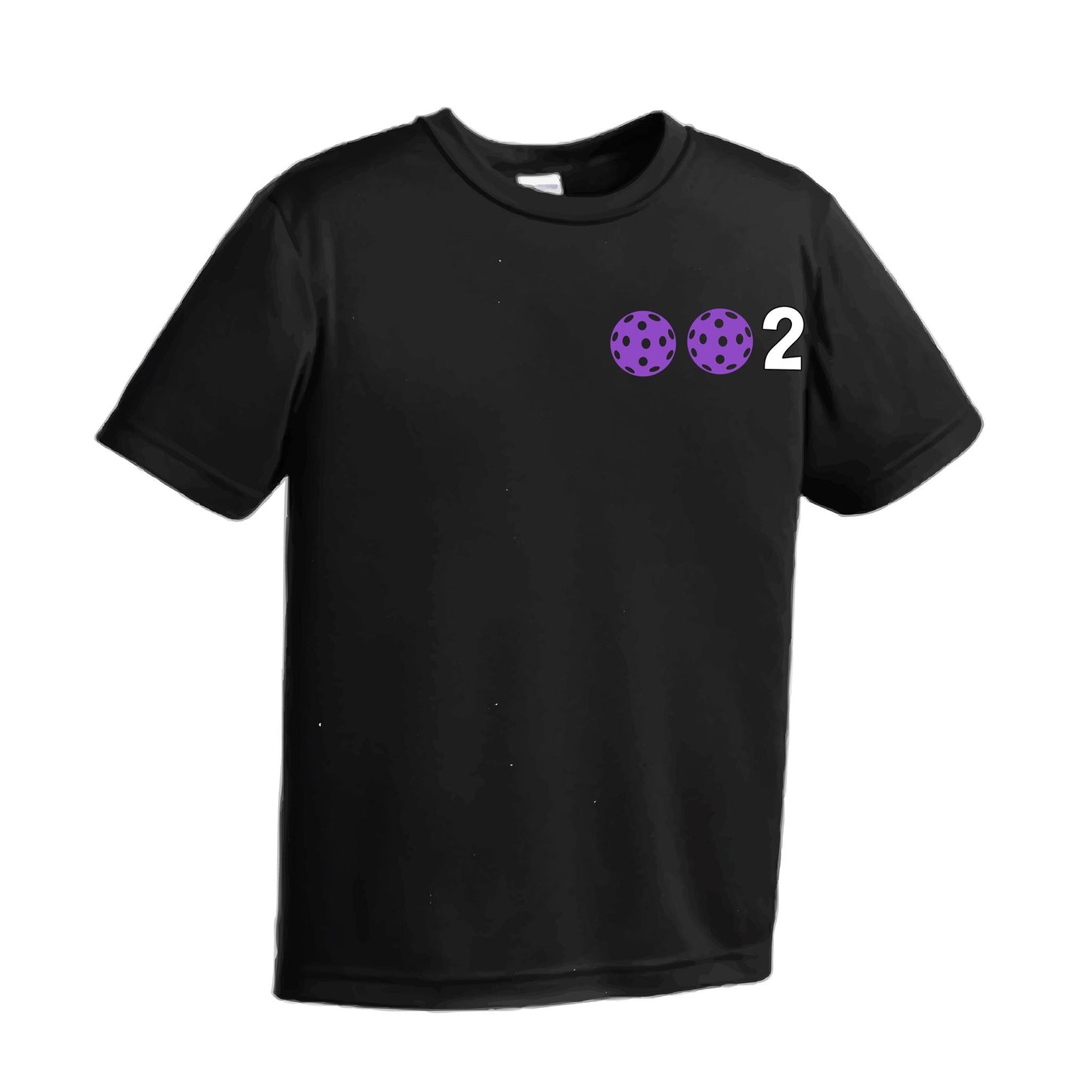 002 (Customizable 10 Pickleball Colors) | Youth Short Sleeve Pickleball Performance T-Shirts | 100% Polyester