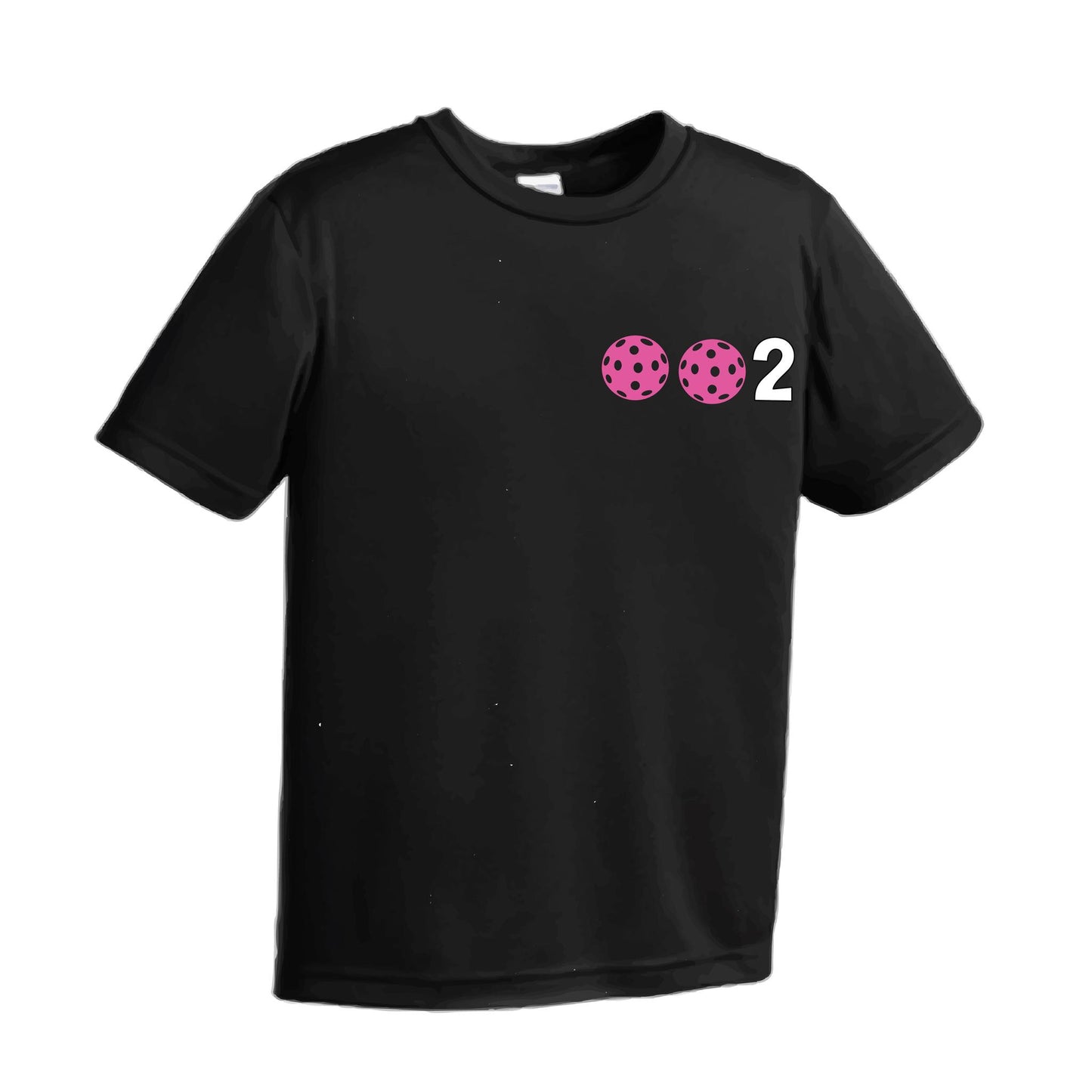 002 (Customizable 10 Pickleball Colors) | Youth Short Sleeve Pickleball Performance T-Shirts | 100% Polyester