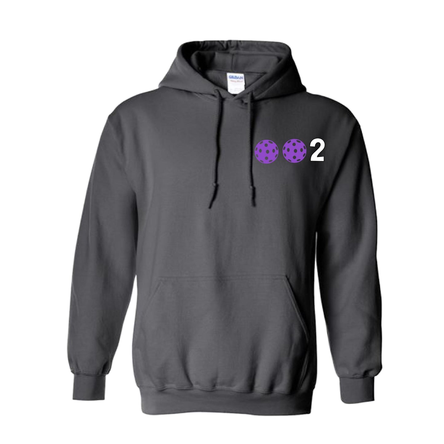 002 (Customizable 10 Pickleball Colors) | Unisex Hoodie Pickleball Sweatshirt | 50% Cotton 50% Polyester