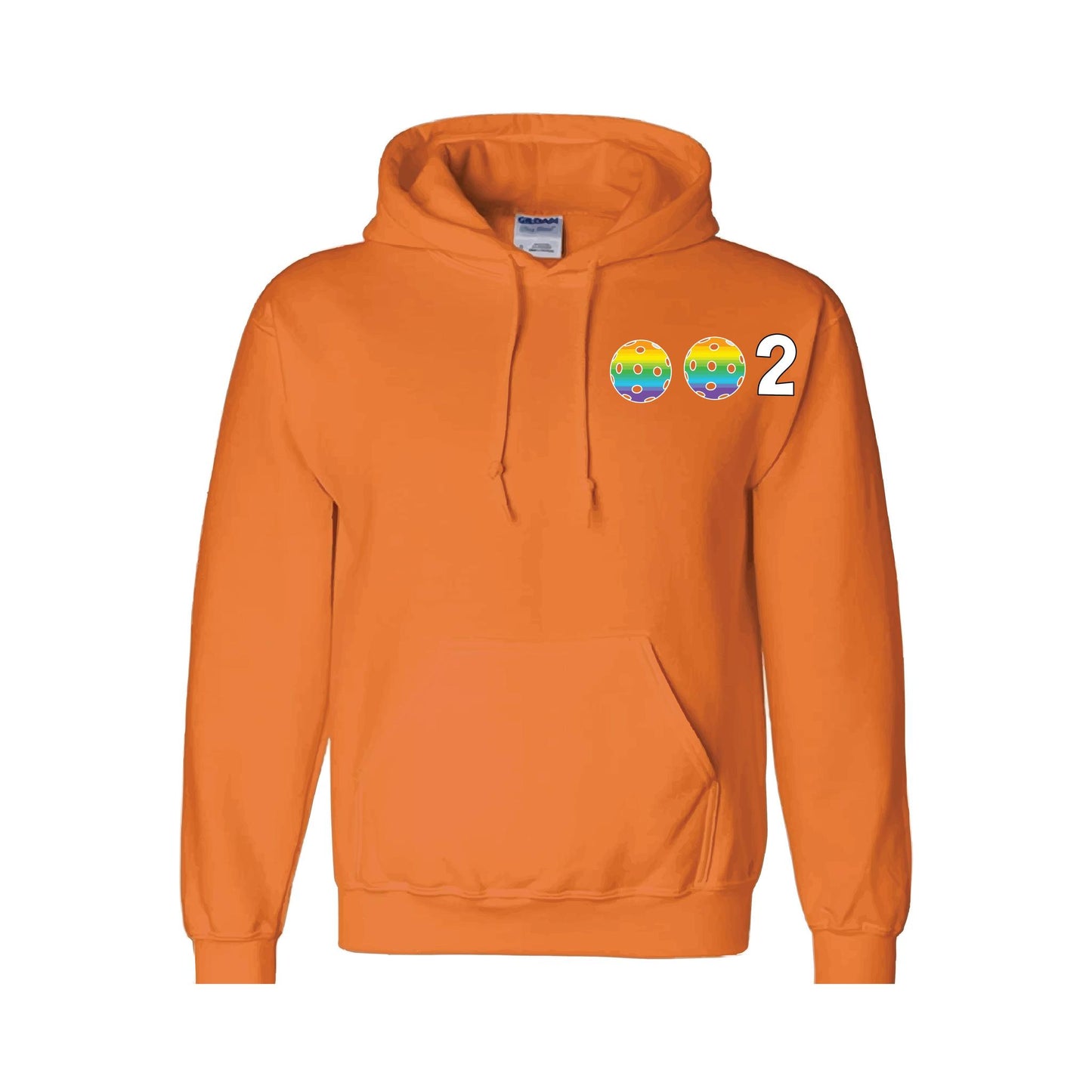 002 (Customizable 10 Pickleball Colors) | Unisex Hoodie Pickleball Sweatshirt | 50% Cotton 50% Polyester