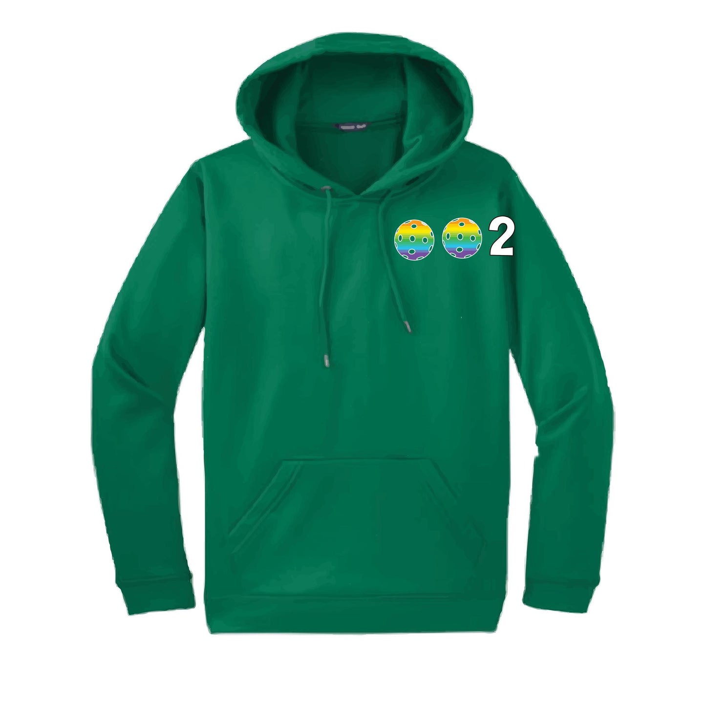 002 (Customizable 10 Pickleball Colors) | Unisex Hoodie Pickleball Sweatshirt | 50% Cotton 50% Polyester
