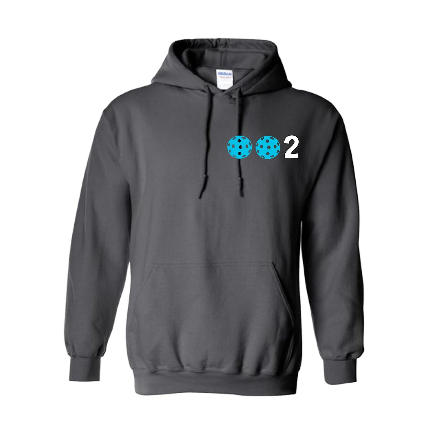 002 (Customizable 10 Pickleball Colors) | Unisex Hoodie Pickleball Sweatshirt | 50% Cotton 50% Polyester