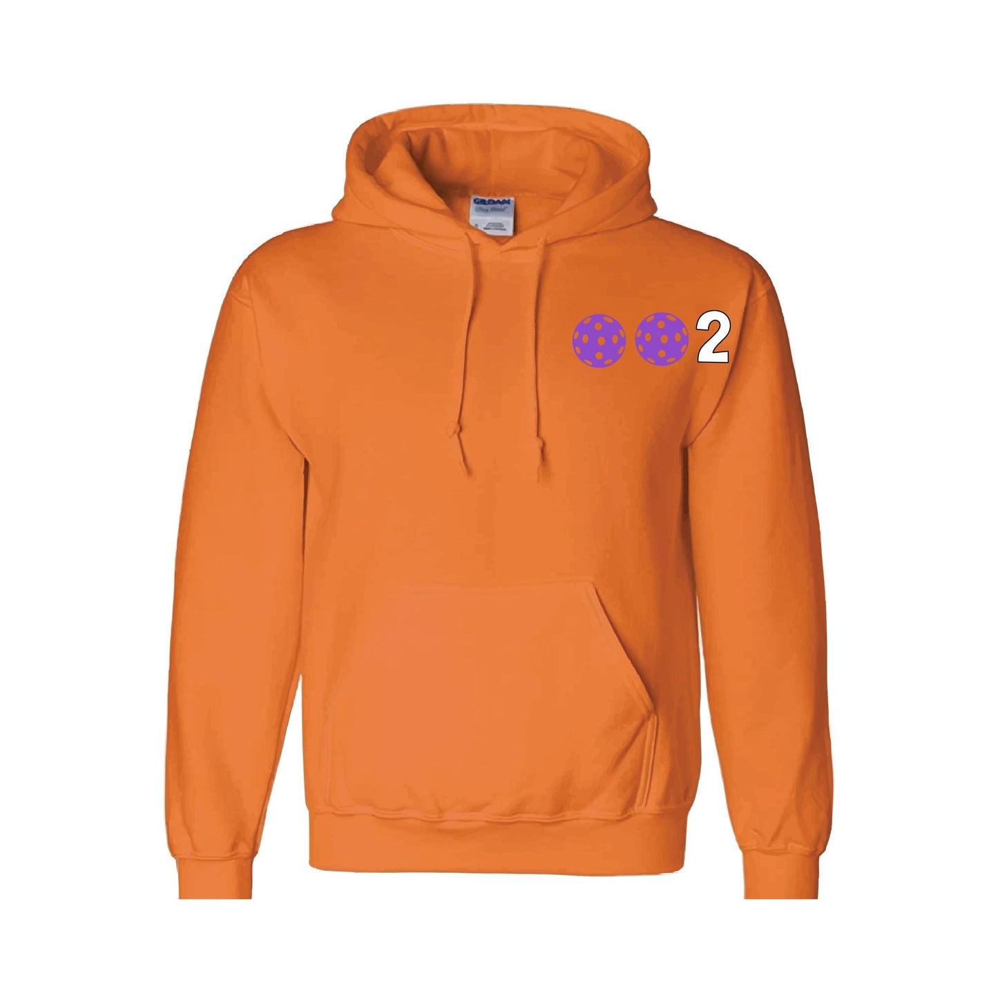 002 (Customizable 10 Pickleball Colors) | Unisex Hoodie Pickleball Sweatshirt | 50% Cotton 50% Polyester