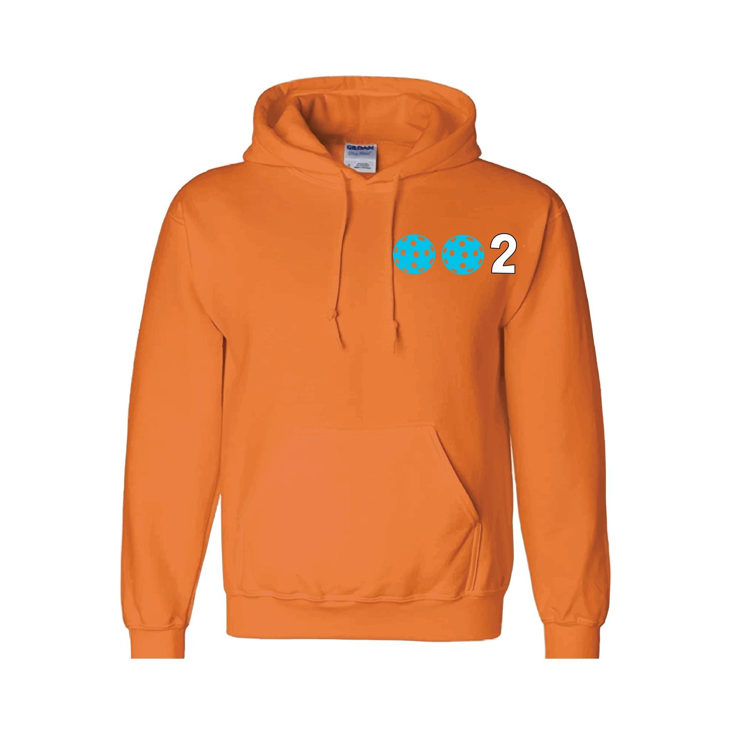 002 (Customizable 10 Pickleball Colors) | Unisex Hoodie Pickleball Sweatshirt | 50% Cotton 50% Polyester