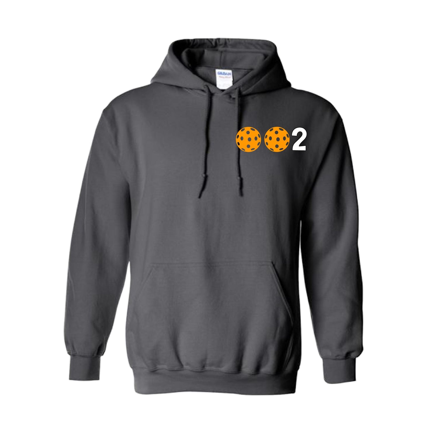 002 (Customizable 10 Pickleball Colors) | Unisex Hoodie Pickleball Sweatshirt | 50% Cotton 50% Polyester