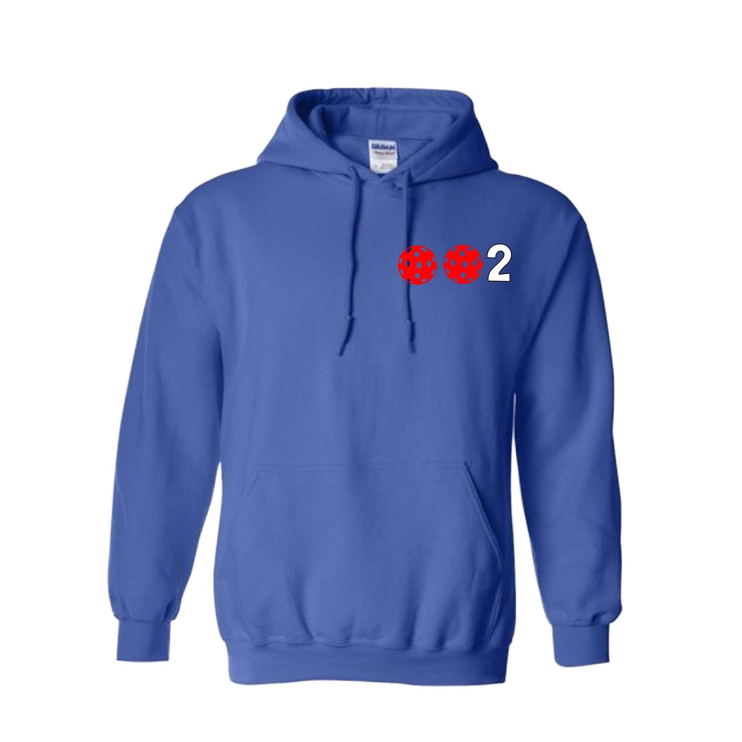 002 (Customizable 10 Pickleball Colors) | Unisex Hoodie Pickleball Sweatshirt | 50% Cotton 50% Polyester