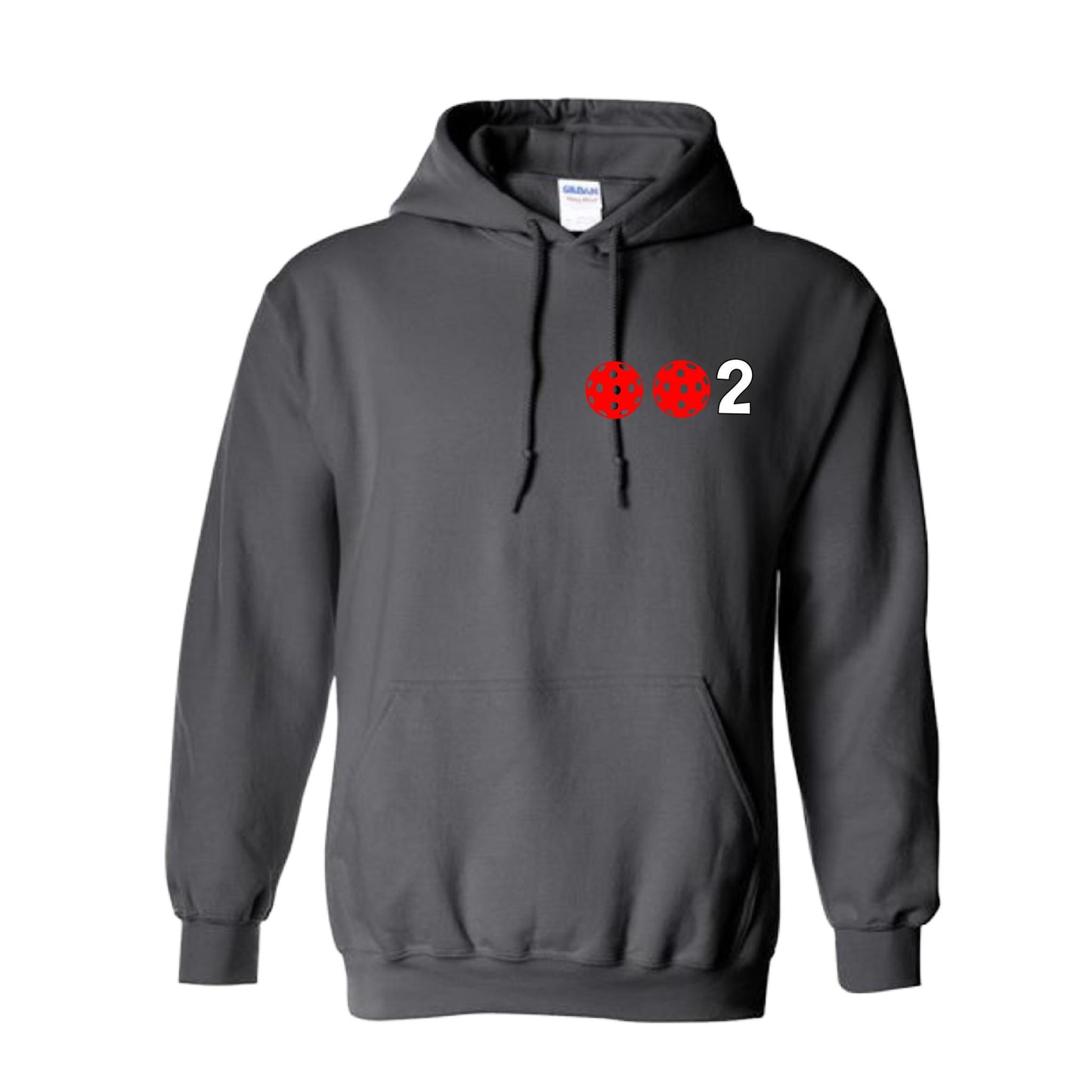 002 (Customizable 10 Pickleball Colors) | Unisex Hoodie Pickleball Sweatshirt | 50% Cotton 50% Polyester