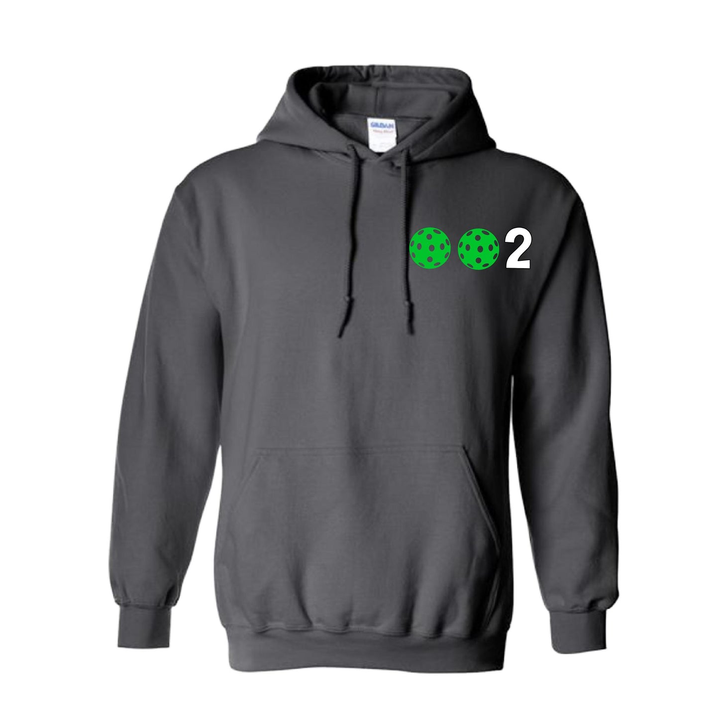 002 (Customizable 10 Pickleball Colors) | Unisex Hoodie Pickleball Sweatshirt | 50% Cotton 50% Polyester