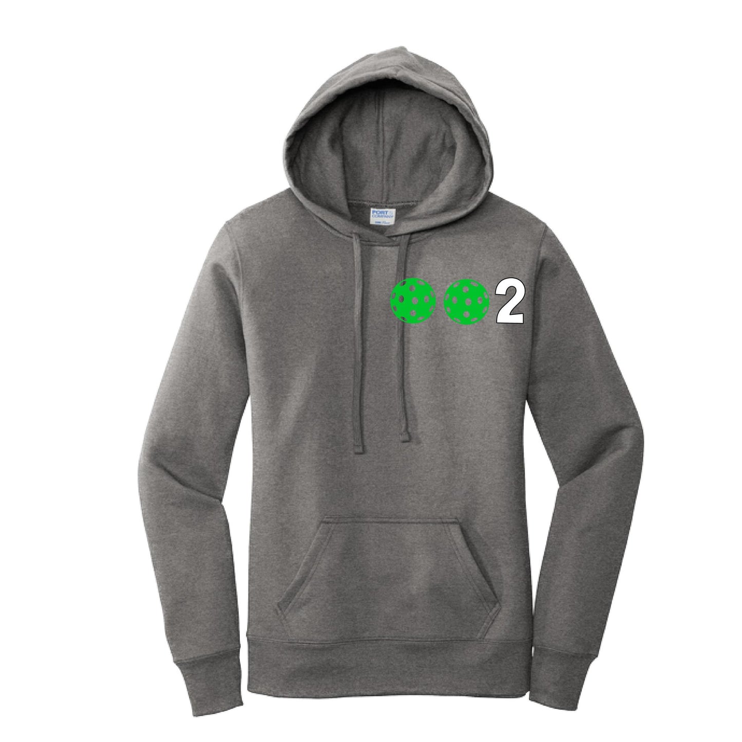 002 (Customizable 10 Pickleball Colors) | Women’s Fitted Hoodie Pickleball Sweatshirt | 50% Cotton 50% Poly Fleece