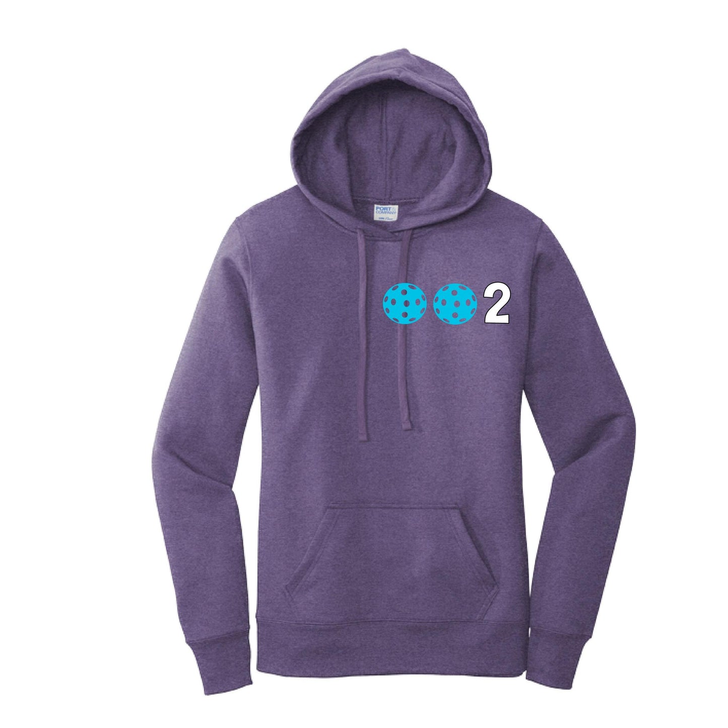 002 (Customizable 10 Pickleball Colors) | Women’s Fitted Hoodie Pickleball Sweatshirt | 50% Cotton 50% Poly Fleece