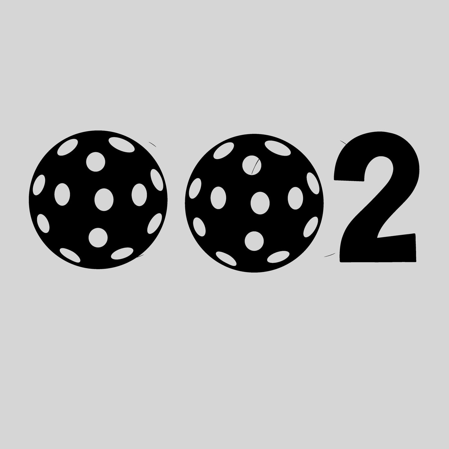 002 With Pickleballs | Pickleball Car Decal And Pickleball Sticker | Customizable Color