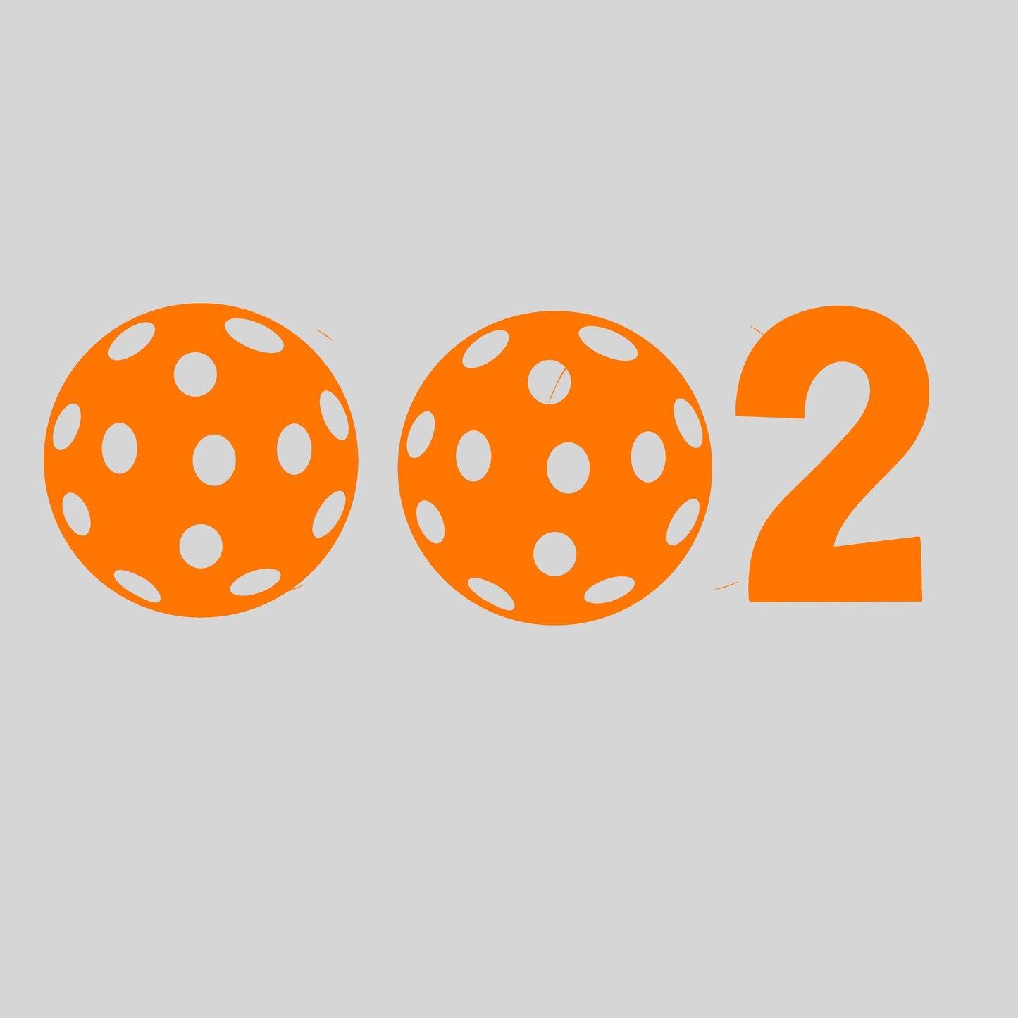 002 With Pickleballs | Pickleball Car Decal And Pickleball Sticker | Customizable Color