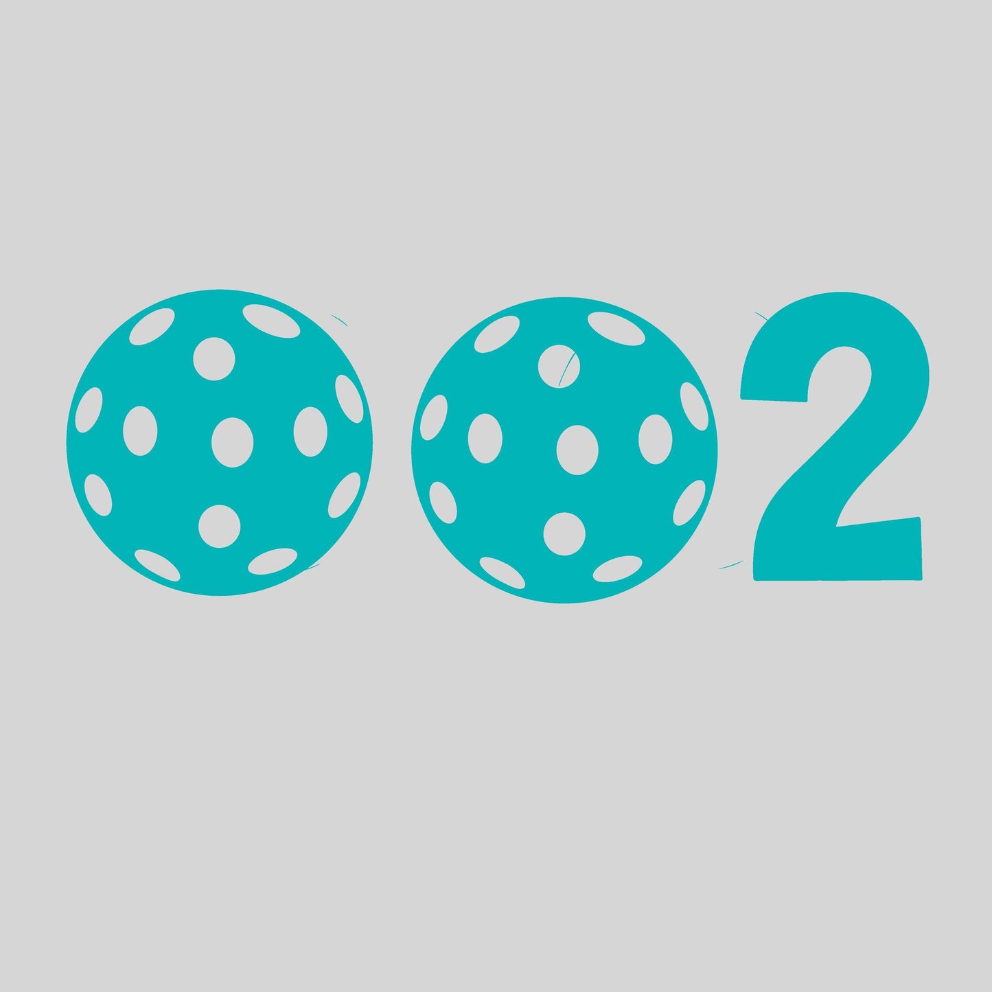 002 With Pickleballs | Pickleball Car Decal And Pickleball Sticker | Customizable Color