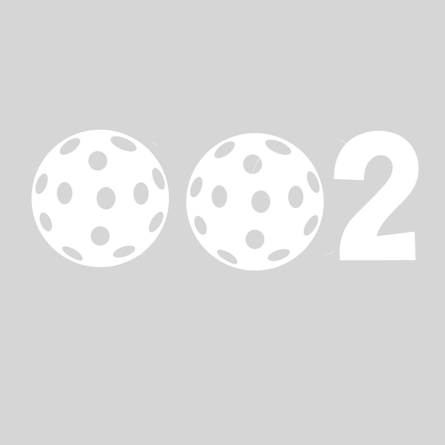 002 With Pickleballs | Pickleball Car Decal And Pickleball Sticker | Customizable Color