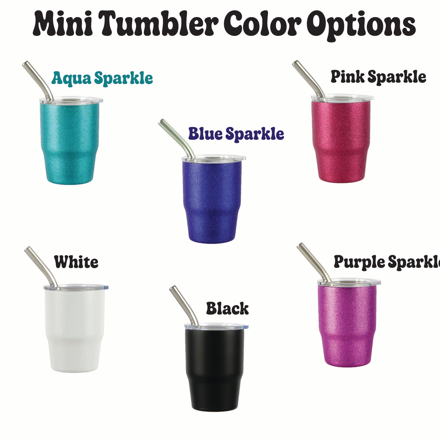 Pickleball "Here's to You" 3 oz Steel Tumblers | Party Favors Celebration Designs | Fun Pickleball Gifts