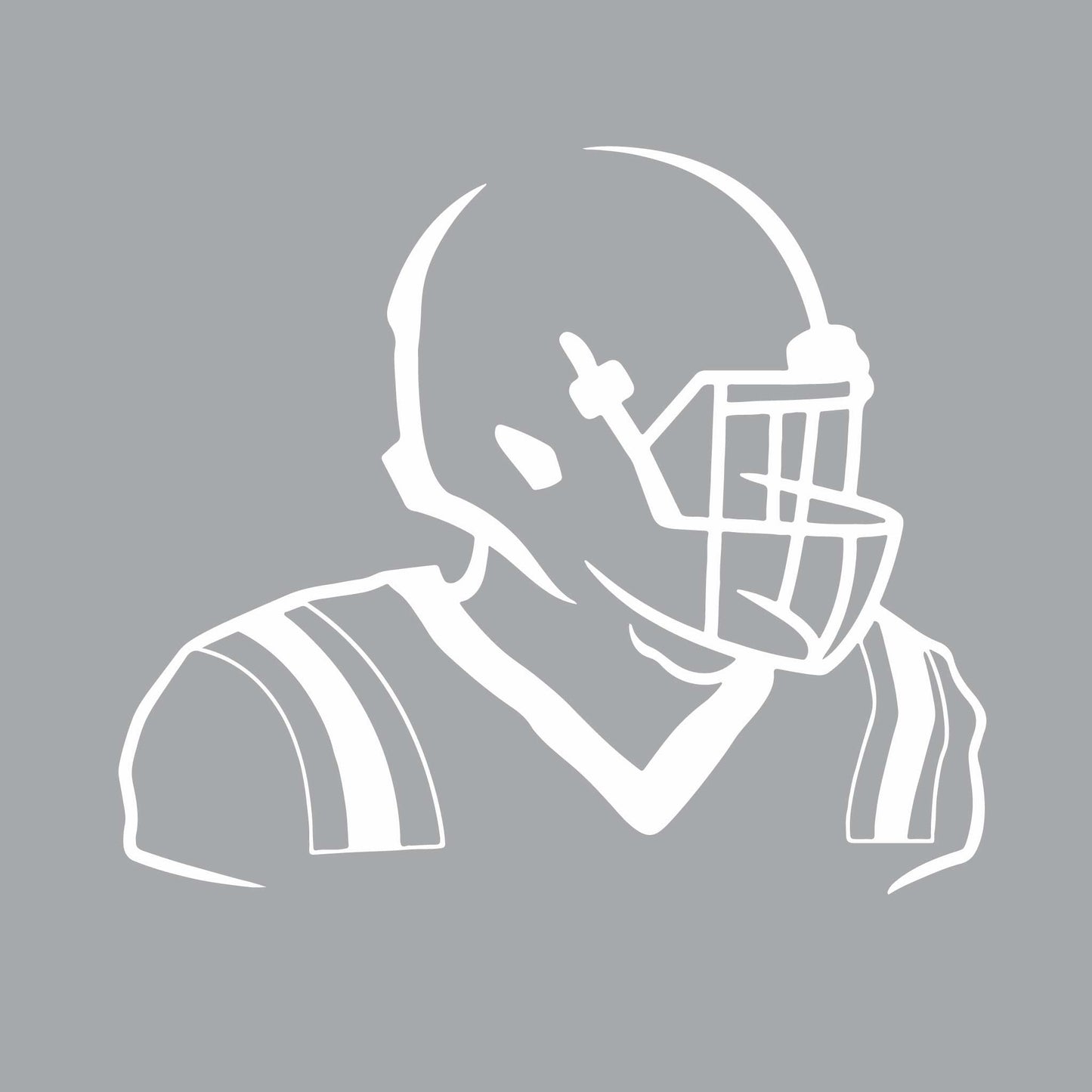 Football Player | Women’s Long Sleeve V-Neck Football T-Shirt | 100% Polyester