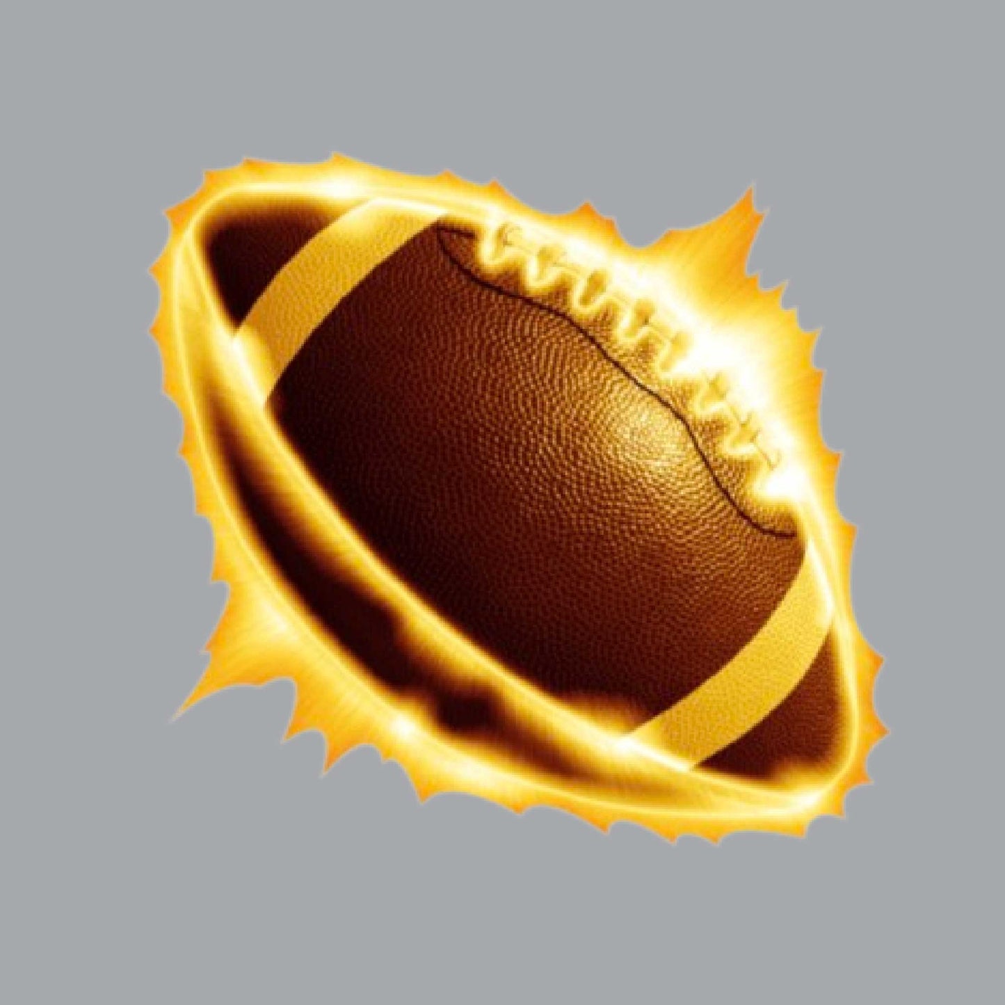 Radioactive Football | Men's Short Sleeve Football T-Shirt | 100% Polyester