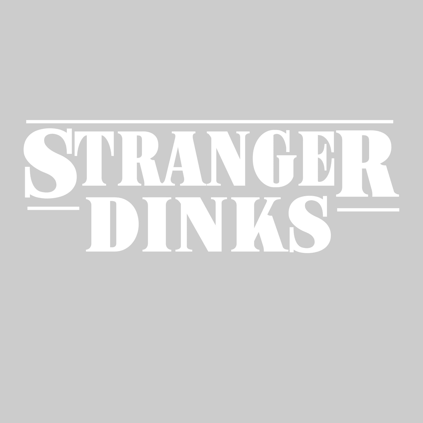 Stranger Dinks | Unisex Hoodie Athletic Sweatshirt | 50% Cotton/50% Polyester