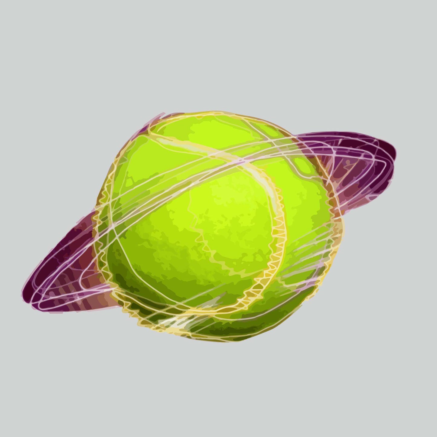 Galactic Tennis | Unisex Hoodie Athletic Tennis Sweatshirt | 50% Cotton/50% Polyester