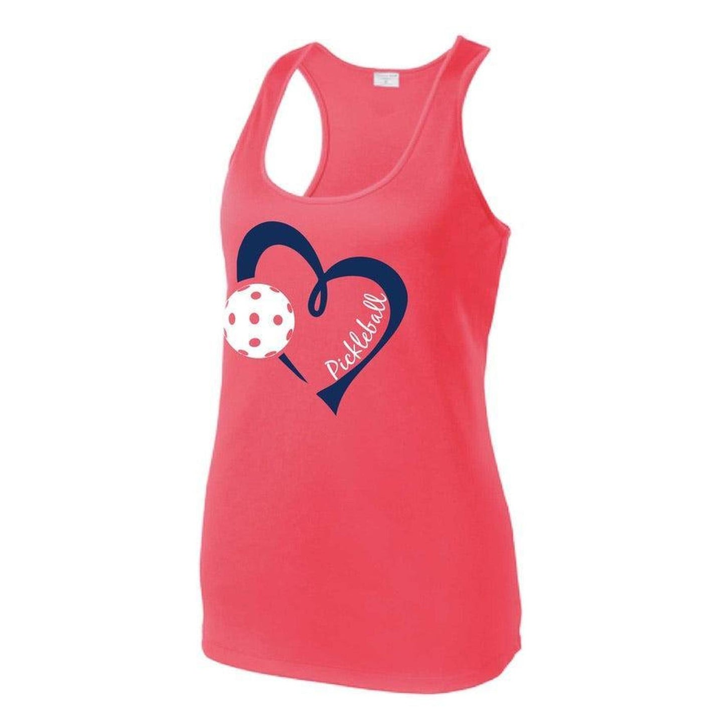 HHBT MB Pickleballers | Women's Racerback Pickleball Tank | 100% Polyester