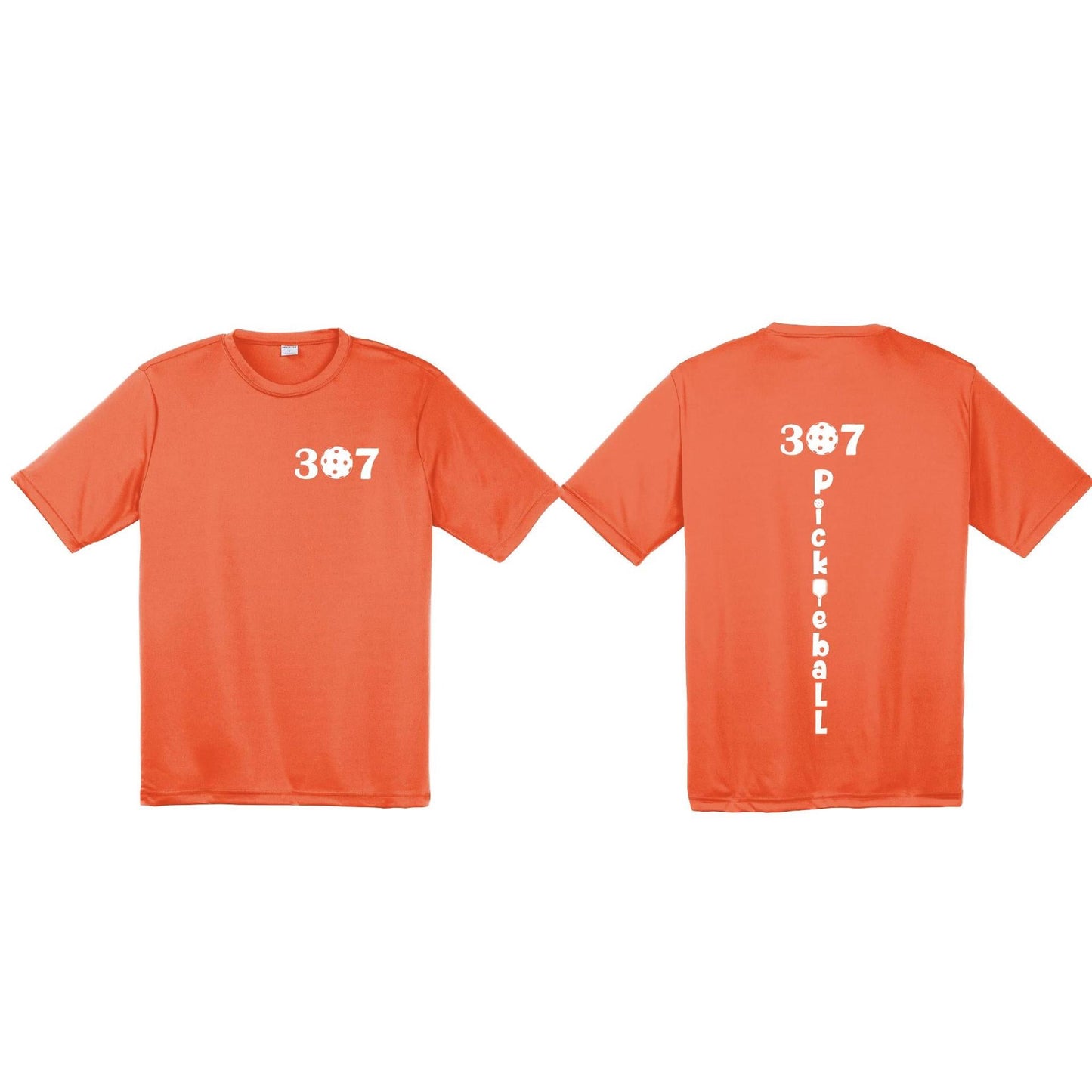 307 Wyoming Pickleball Club | Men's Short Sleeve Pickleball Performance T-Shirt | 100% Polyester