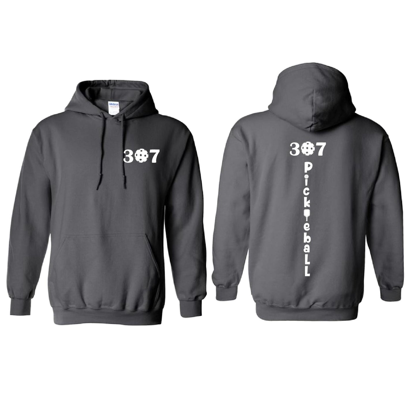 307 Wyoming Pickleball Club | Unisex Hoodie Pickleball Sweatshirt | 50% Cotton 50% Polyester