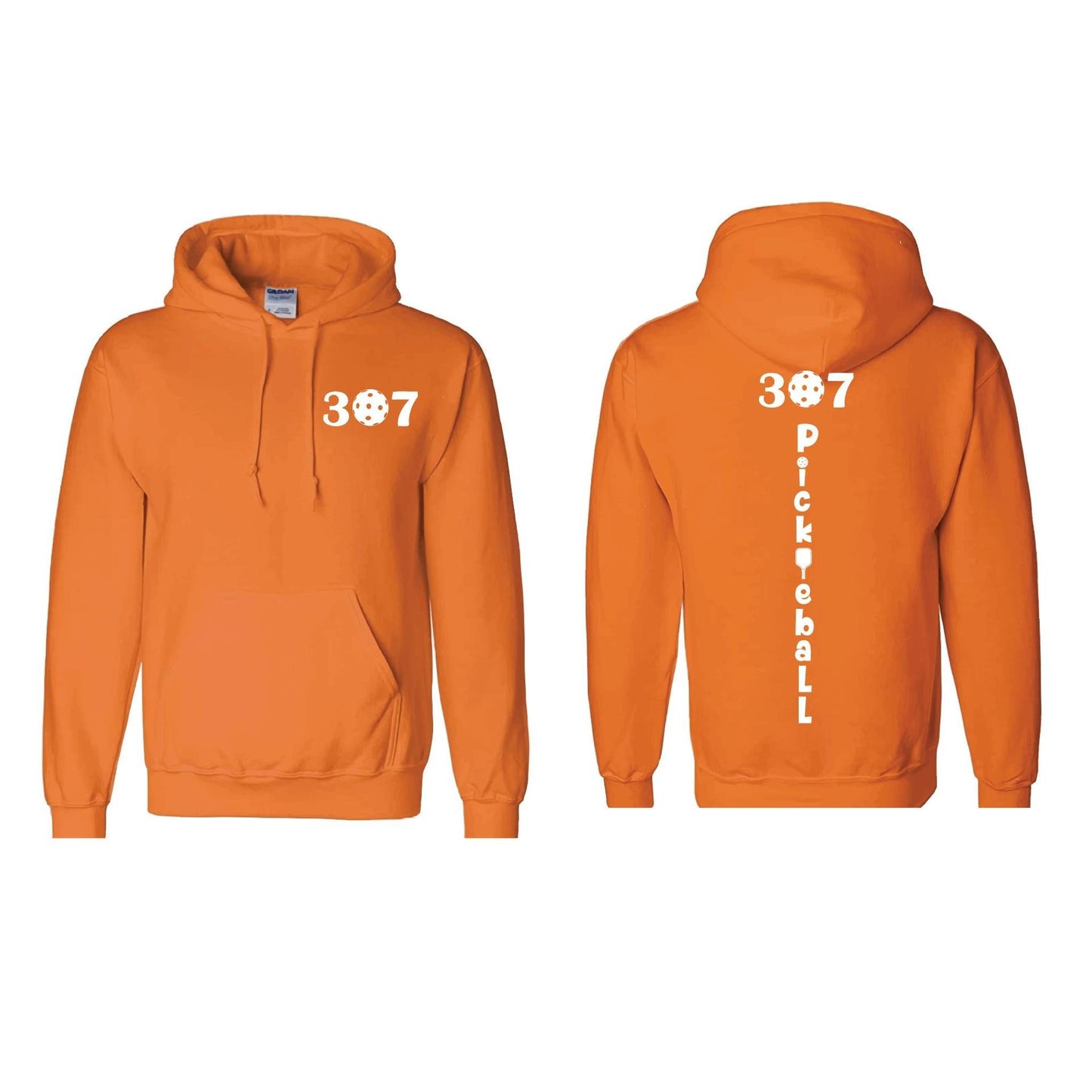 307 Wyoming Pickleball Club | Unisex Hoodie Pickleball Sweatshirt | 50% Cotton 50% Polyester