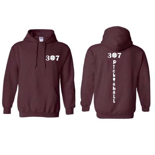 307 Wyoming Pickleball Club | Unisex Hoodie Pickleball Sweatshirt | 50% Cotton 50% Polyester