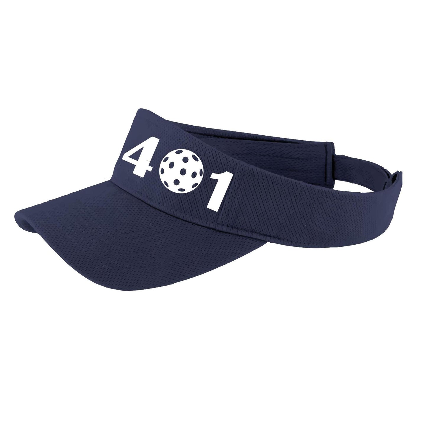 401 Rhode Island Pickleball Club | Pickleball Visors | Moisture Wicking 100% Polyester
