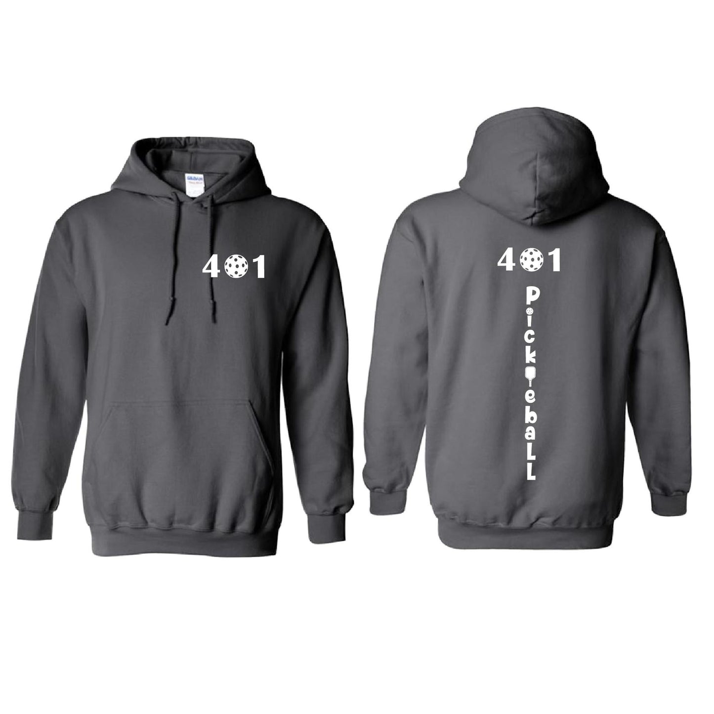 401 Rhode Island Pickleball Club | Unisex Hoodie Pickleball Sweatshirt | 50% Cotton 50% Polyester