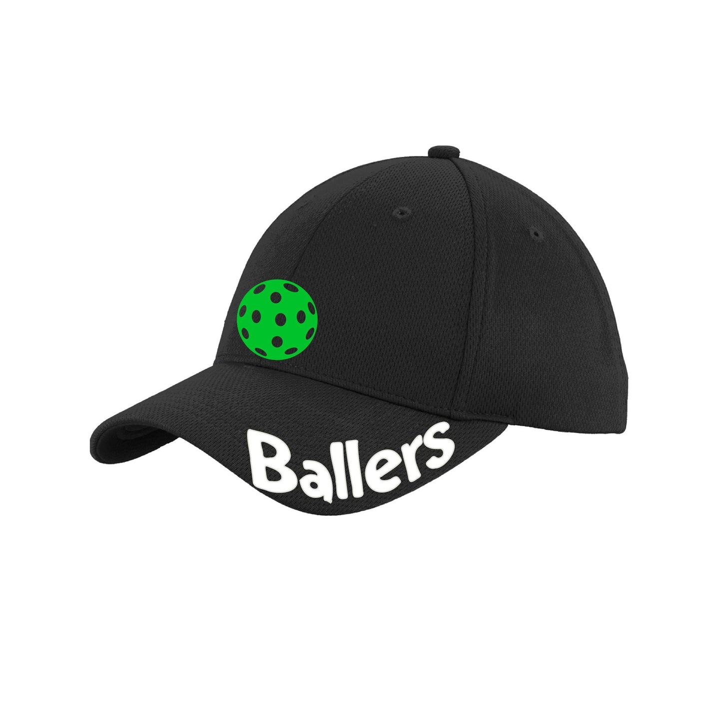 Ballers With Pickleballs (Customizable) | Pickleball Hat | Moisture-Wicking 100% Polyester