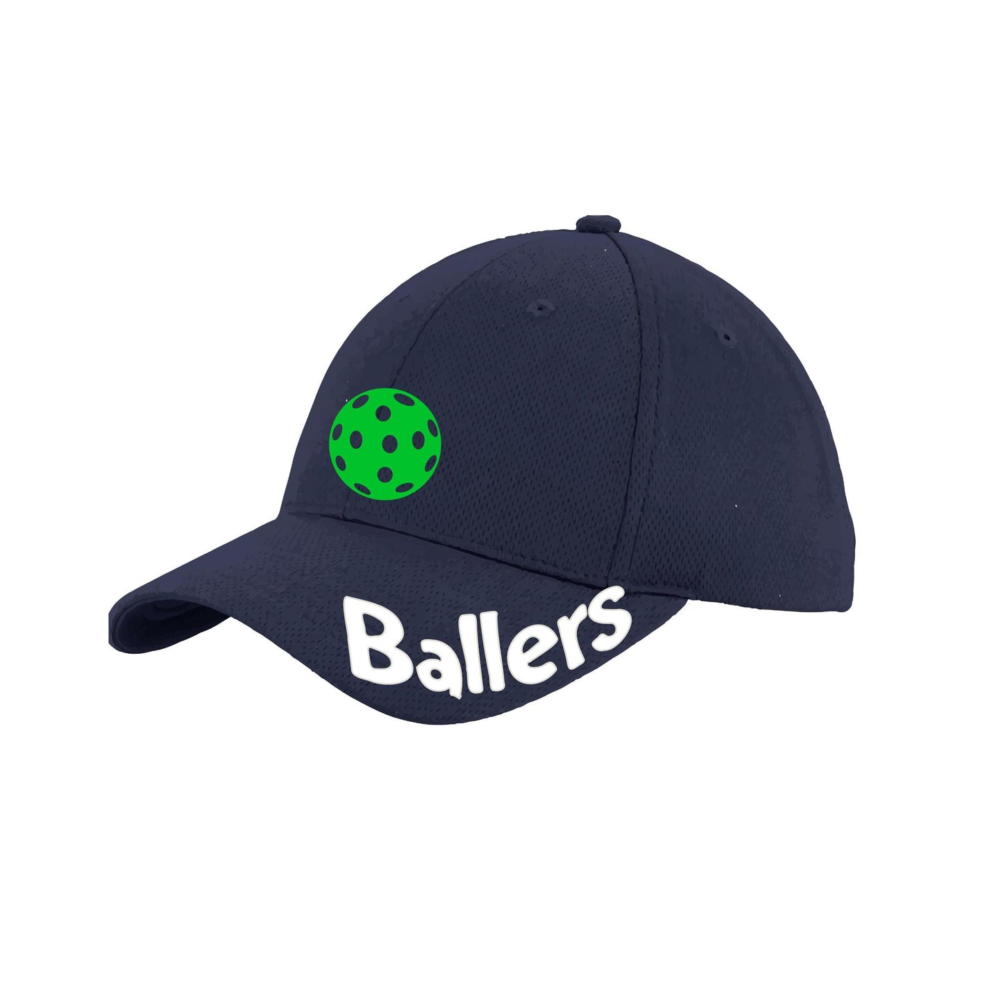Ballers With Pickleballs (Customizable) | Pickleball Hat | Moisture-Wicking 100% Polyester