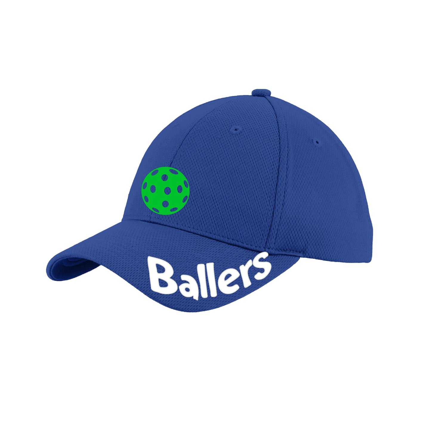 Ballers With Pickleballs (Customizable) | Pickleball Hat | Moisture-Wicking 100% Polyester