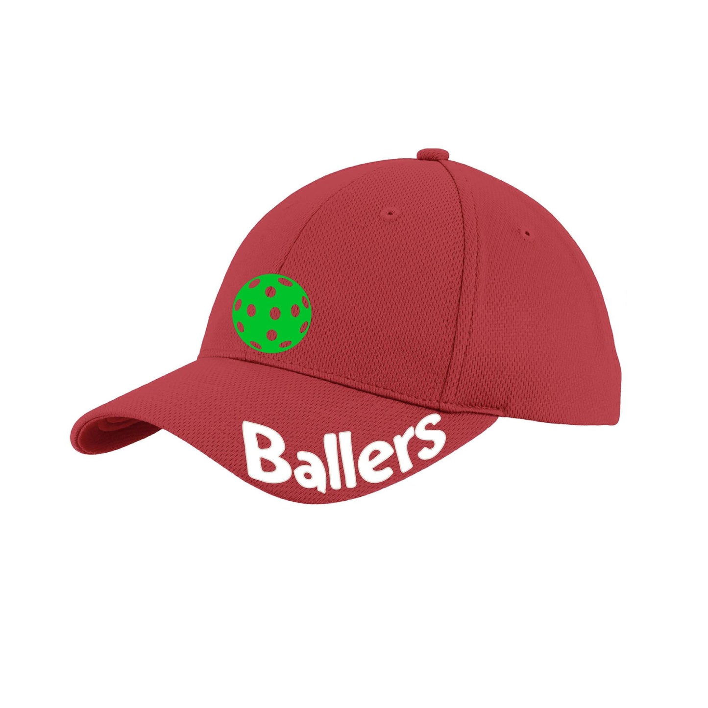 Ballers With Pickleballs (Customizable) | Pickleball Hat | Moisture-Wicking 100% Polyester