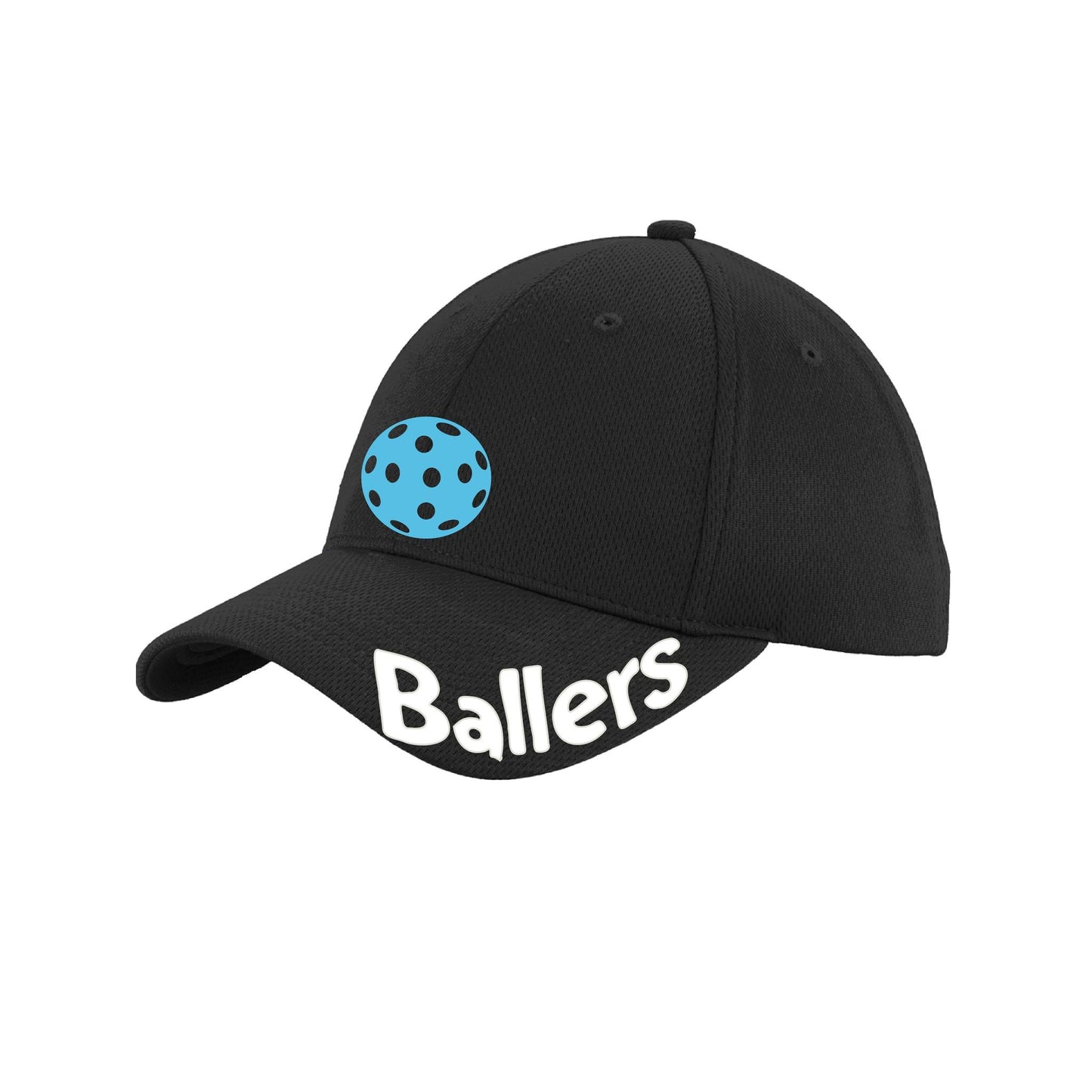 Ballers With Pickleballs (Customizable) | Pickleball Hat | Moisture-Wicking 100% Polyester