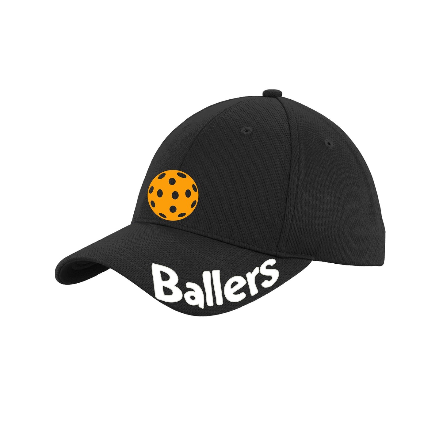 Ballers With Pickleballs (Customizable) | Pickleball Hat | Moisture-Wicking 100% Polyester