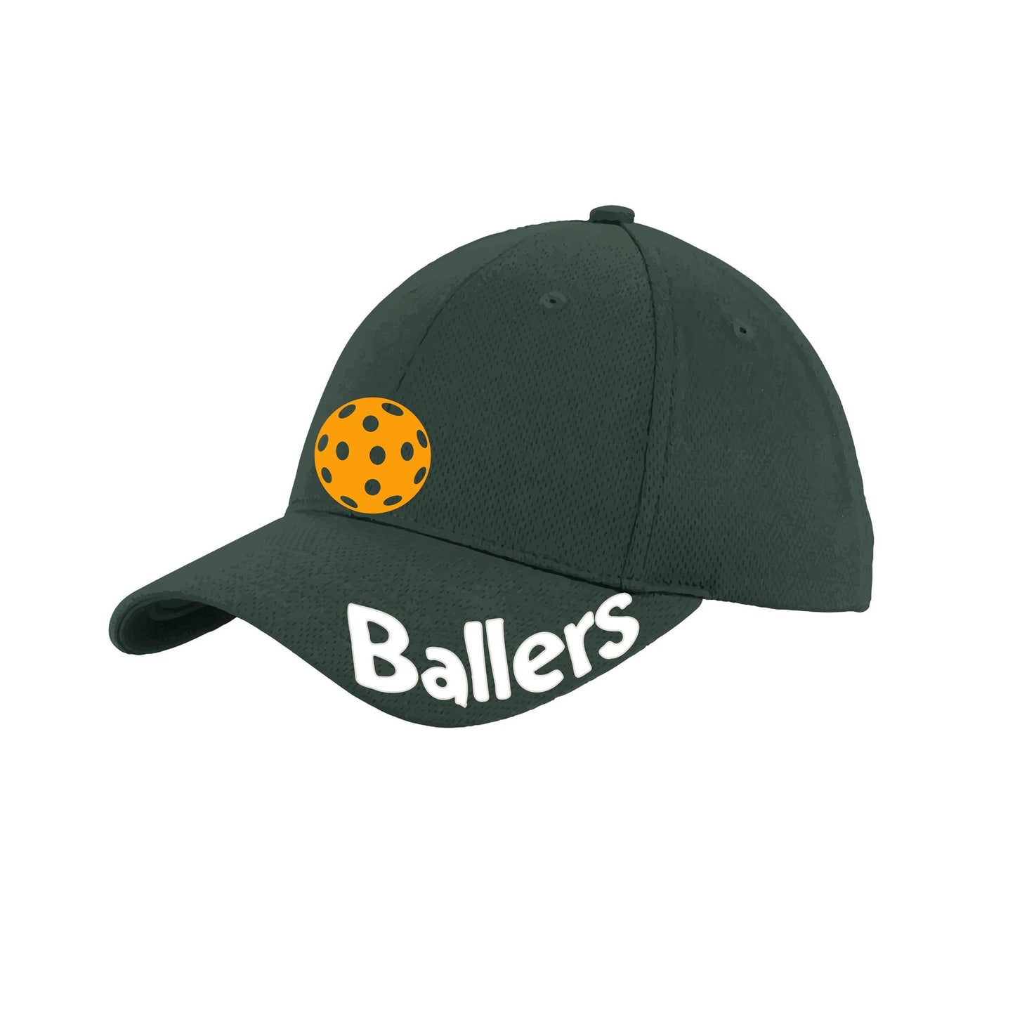 Ballers With Pickleballs (Customizable) | Pickleball Hat | Moisture-Wicking 100% Polyester