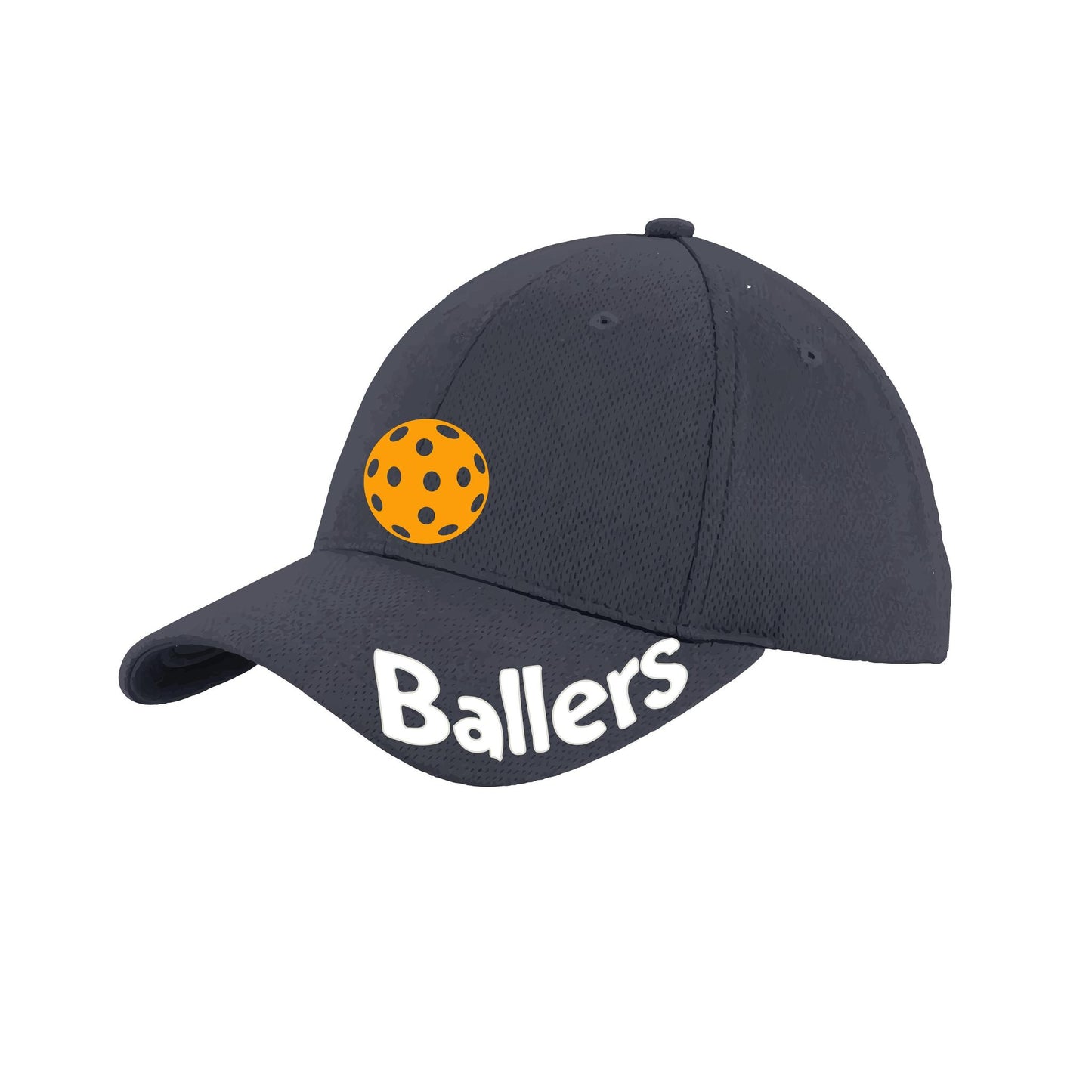 Ballers With Pickleballs (Customizable) | Pickleball Hat | Moisture-Wicking 100% Polyester