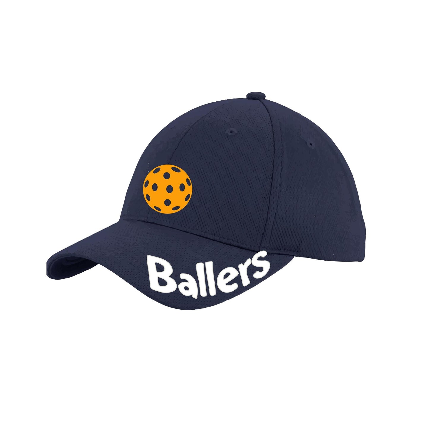 Ballers With Pickleballs (Customizable) | Pickleball Hat | Moisture-Wicking 100% Polyester