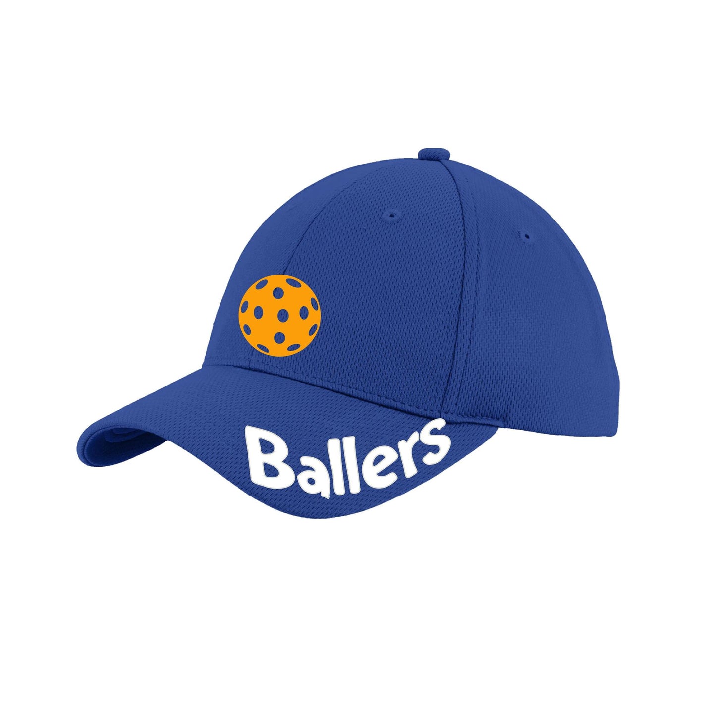 Ballers With Pickleballs (Customizable) | Pickleball Hat | Moisture-Wicking 100% Polyester