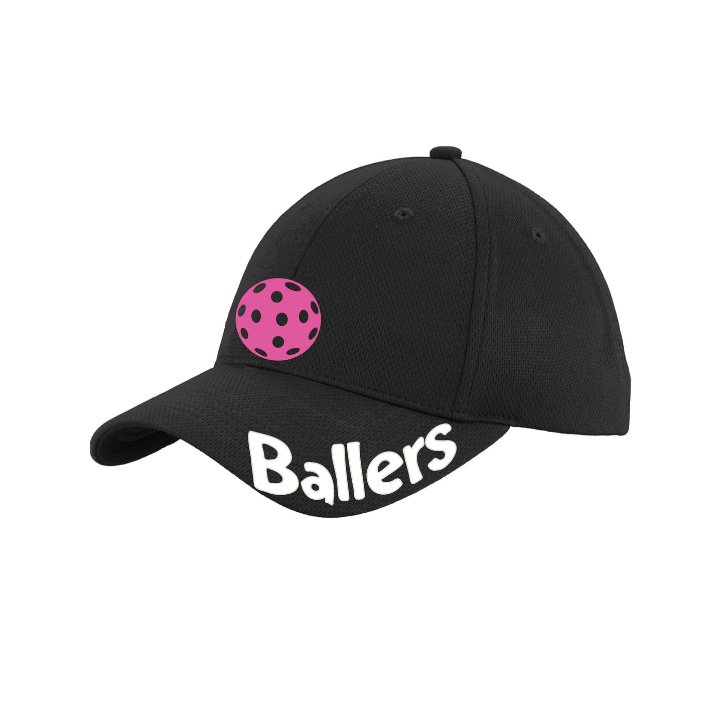 Ballers With Pickleballs (Customizable) | Pickleball Hat | Moisture-Wicking 100% Polyester