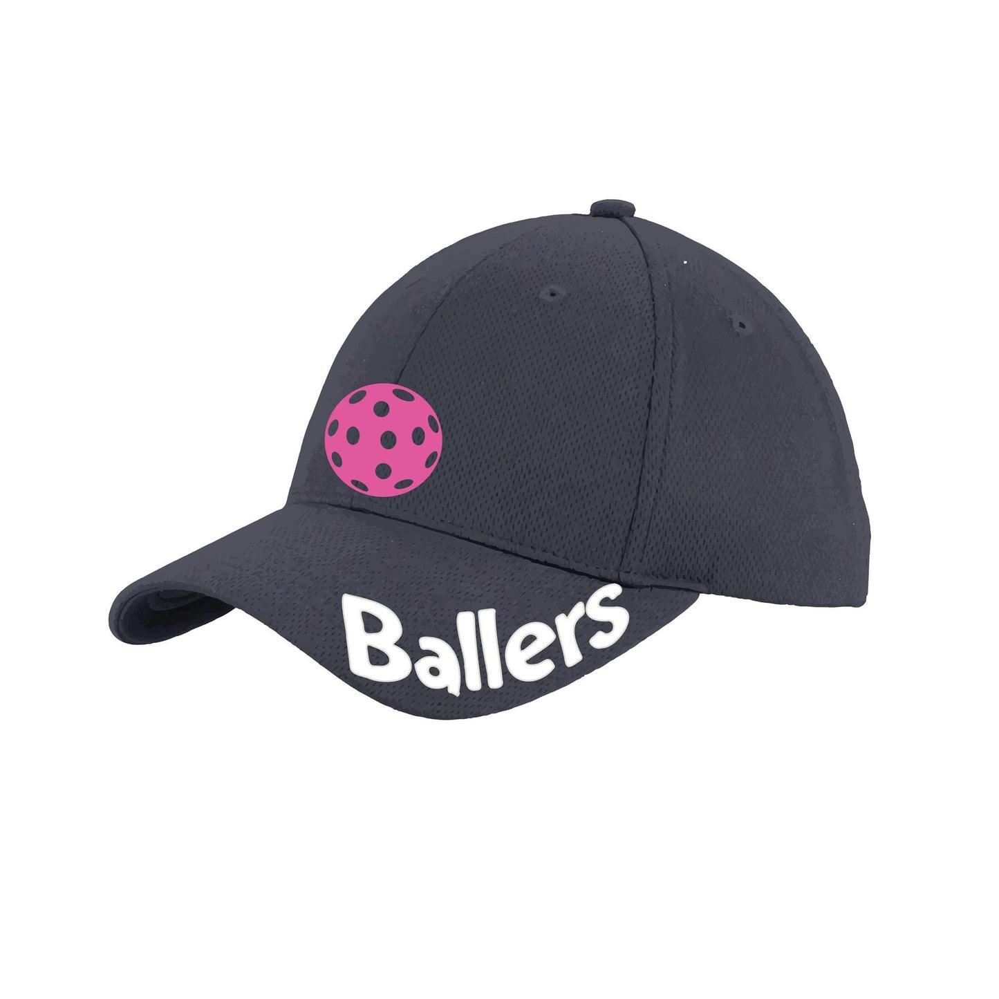 Ballers With Pickleballs (Customizable) | Pickleball Hat | Moisture-Wicking 100% Polyester