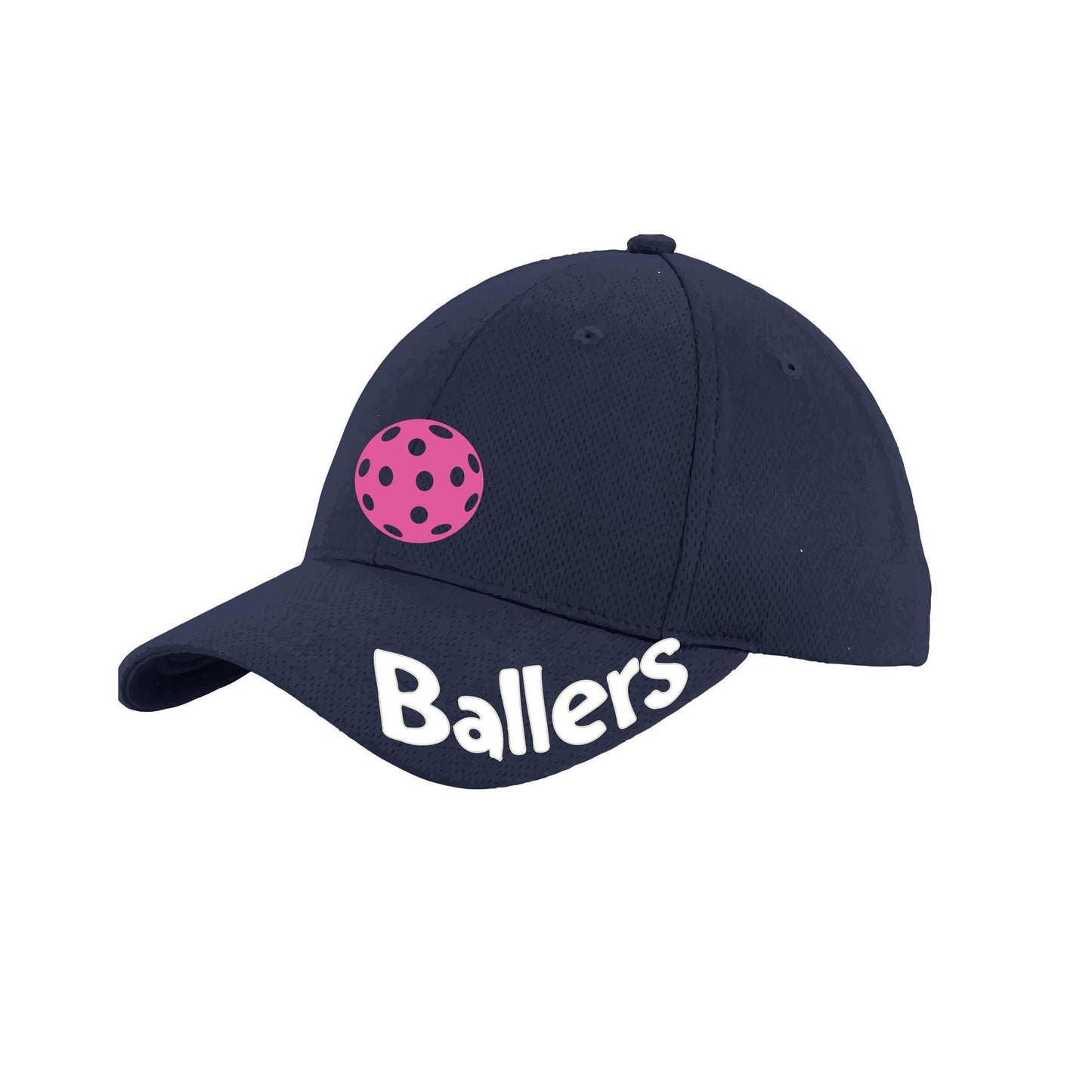 Ballers With Pickleballs (Customizable) | Pickleball Hat | Moisture-Wicking 100% Polyester