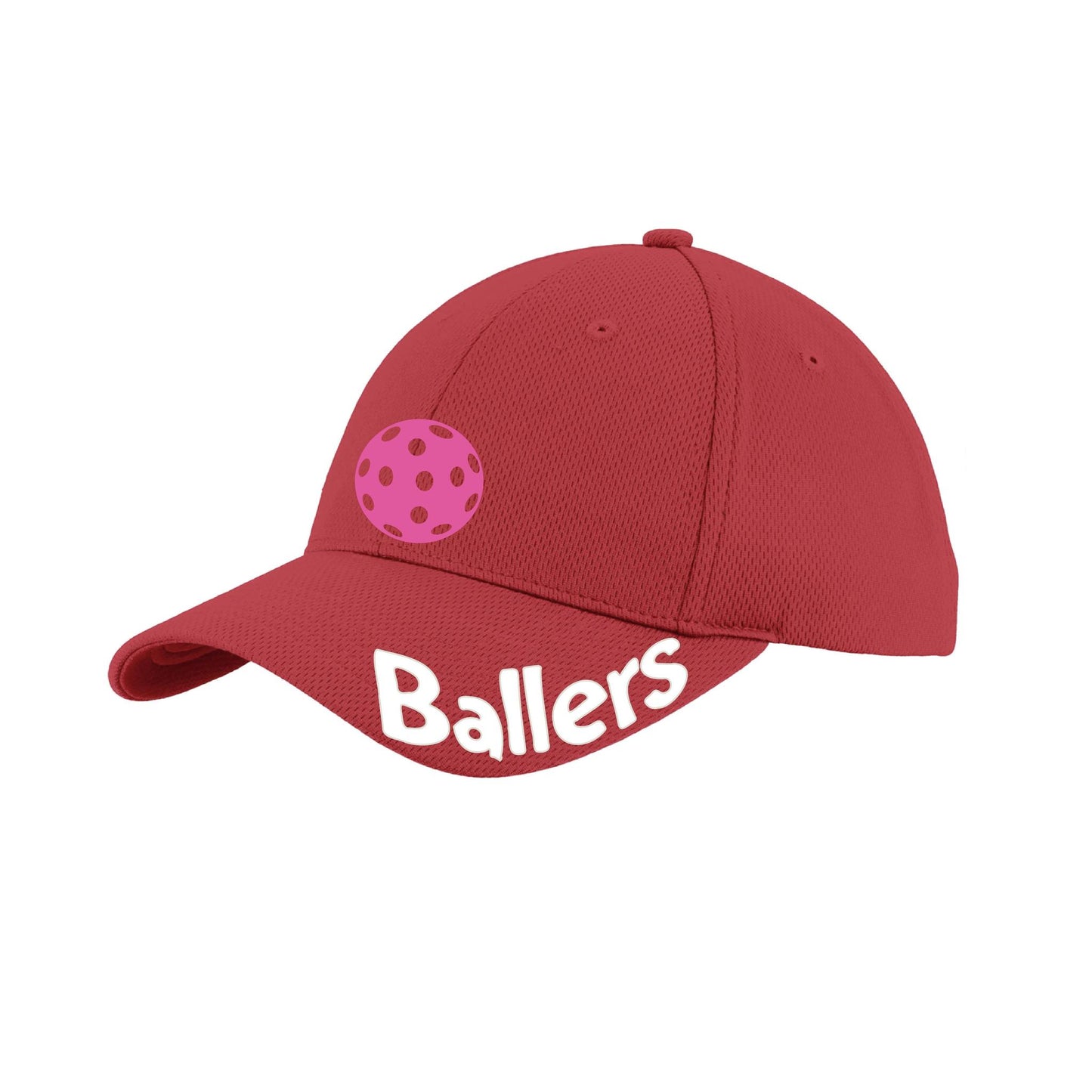 Ballers With Pickleballs (Customizable) | Pickleball Hat | Moisture-Wicking 100% Polyester