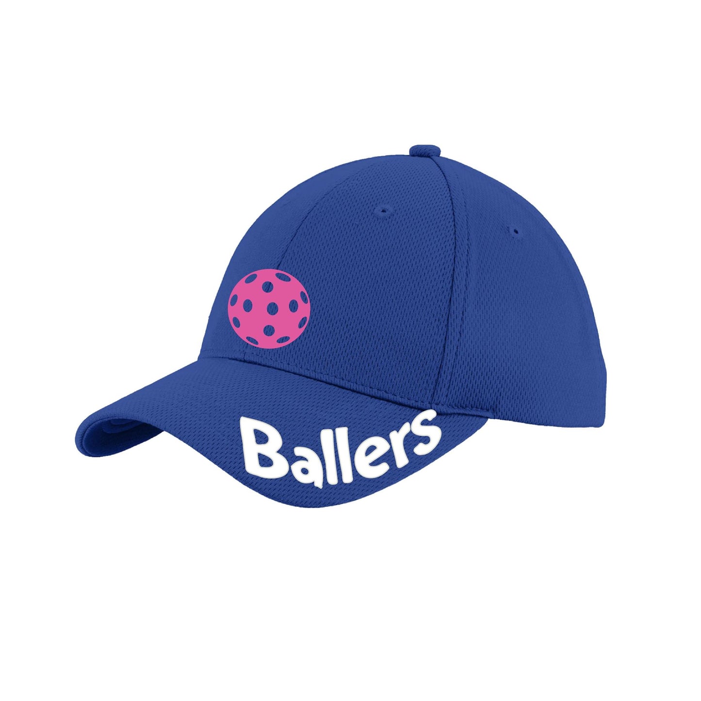 Ballers With Pickleballs (Customizable) | Pickleball Hat | Moisture-Wicking 100% Polyester
