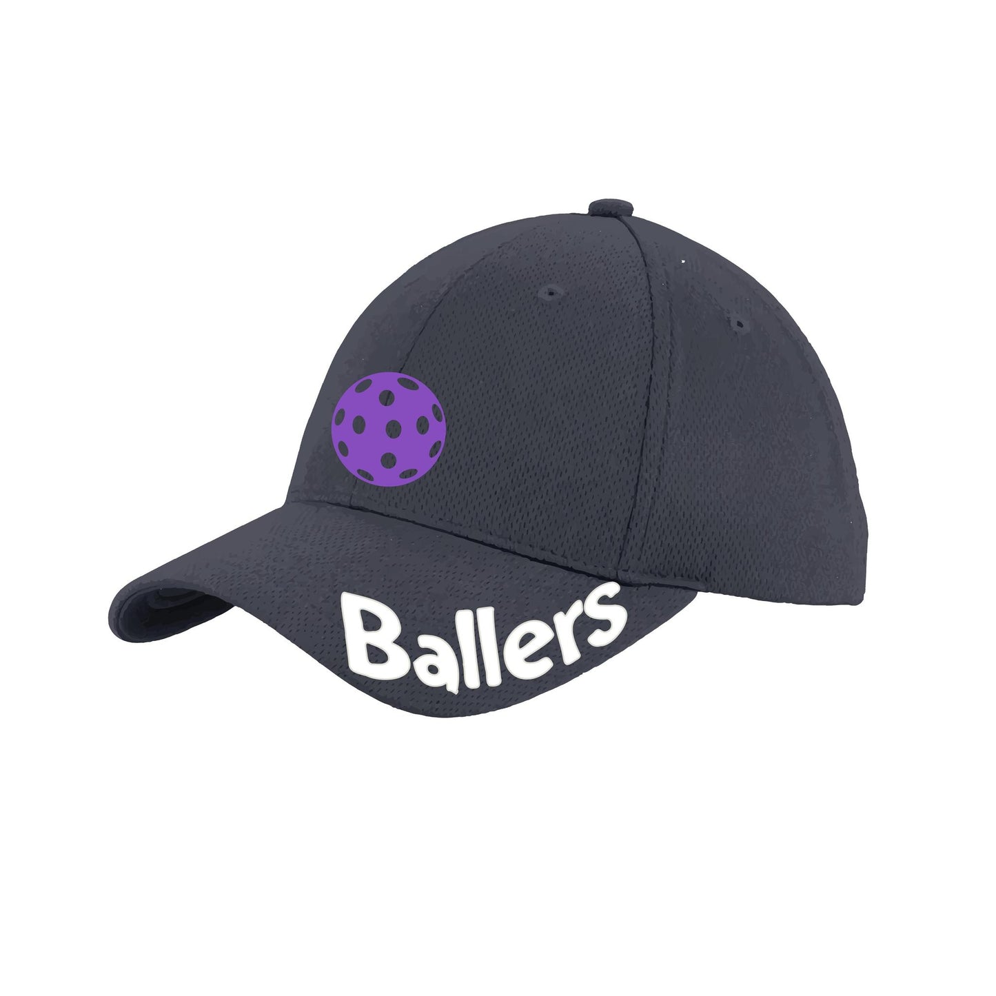 Ballers With Pickleballs (Customizable) | Pickleball Hat | Moisture-Wicking 100% Polyester