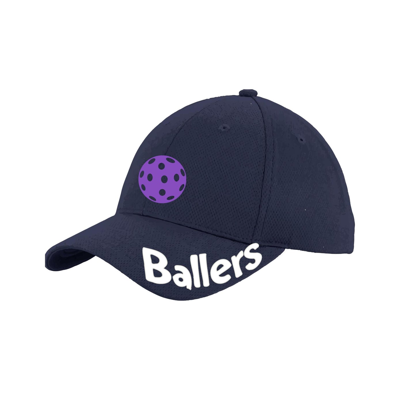 Ballers With Pickleballs (Customizable) | Pickleball Hat | Moisture-Wicking 100% Polyester