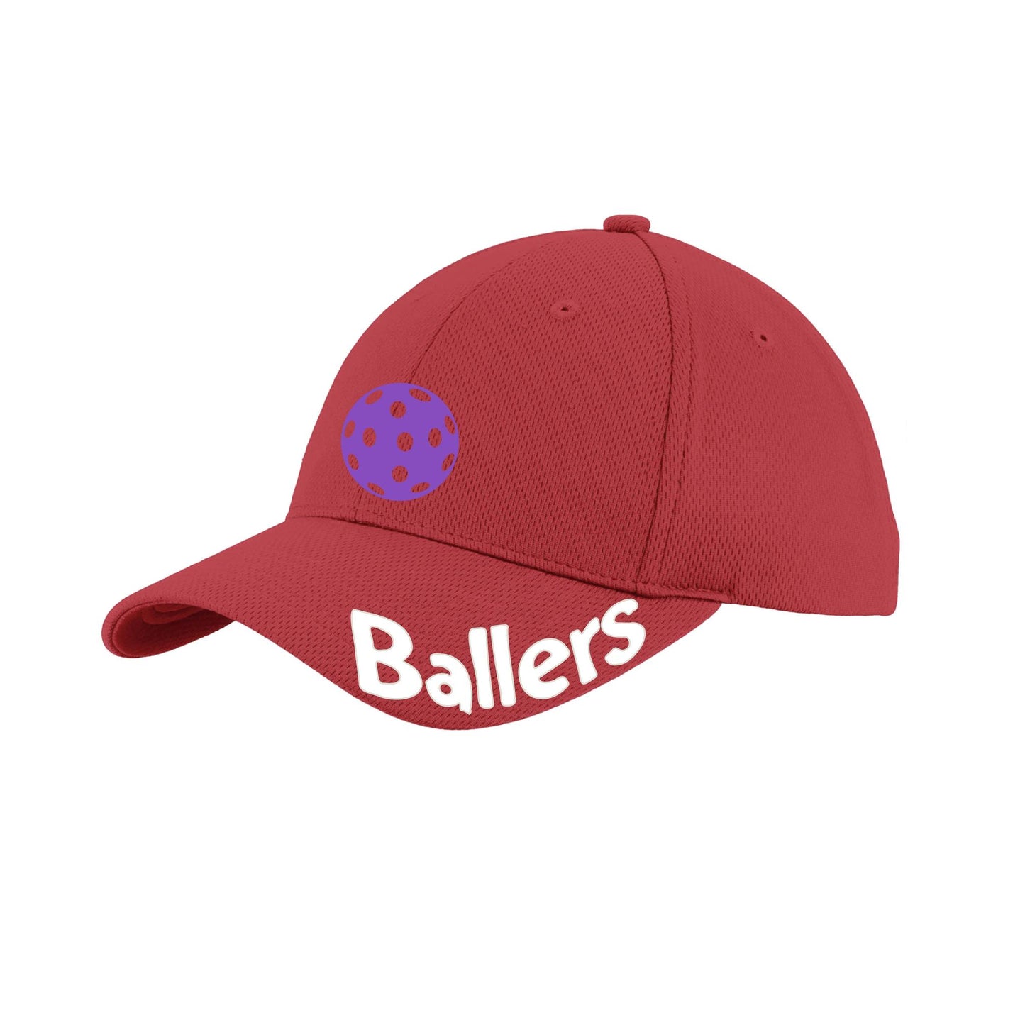 Ballers With Pickleballs (Customizable) | Pickleball Hat | Moisture-Wicking 100% Polyester