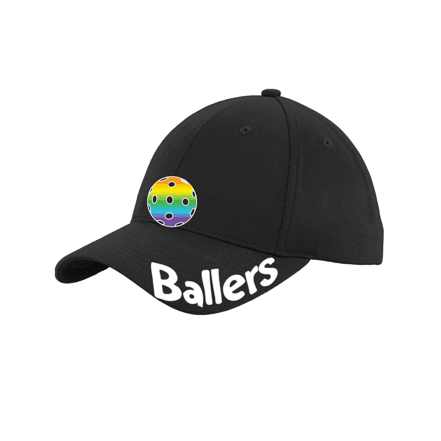 Ballers With Pickleballs (Customizable) | Pickleball Hat | Moisture-Wicking 100% Polyester